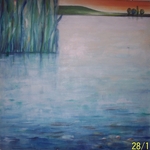 Gert-J�rgen Heinzel - Malerei Leipzig - ruhiges Wasser